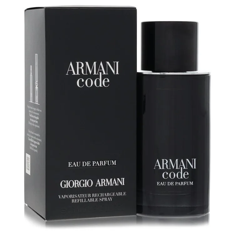 Armani Code Cologne 2.5 oz EDP Refillable Spray for Men
