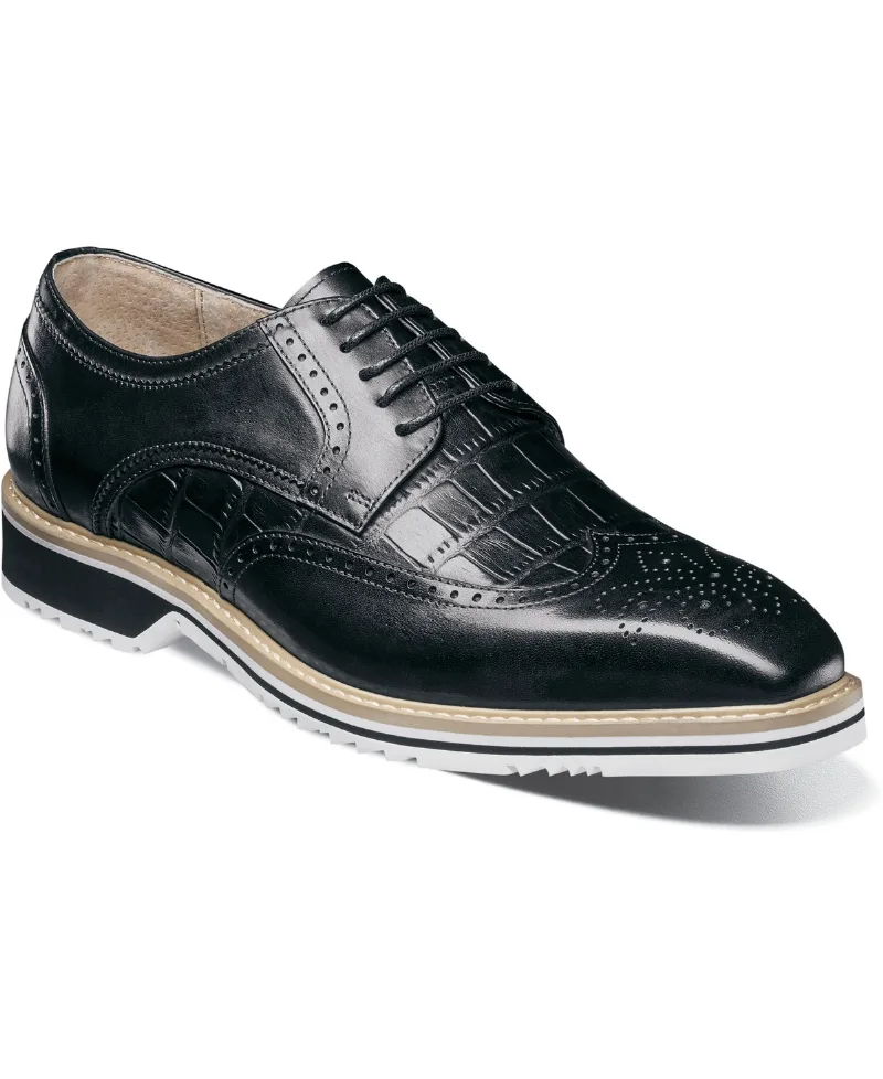 Stacy Adams Men's Beaumont Wingtip Oxford - Black