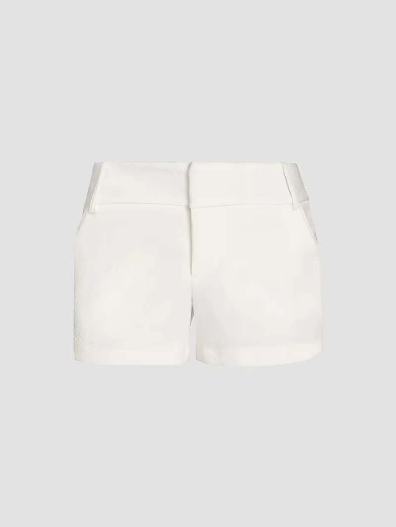 ALICE + OLIVIA Women's Cady Shorts - White - Size 14