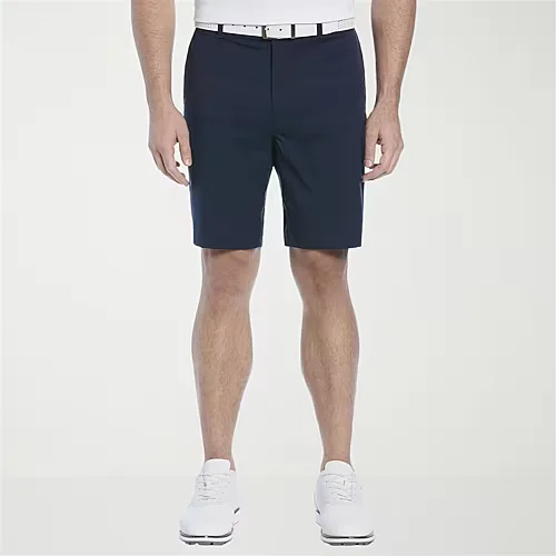 PGA TOUR Mens 9" Mid Rise Moisture Wicking Golf Short, 36, Blue