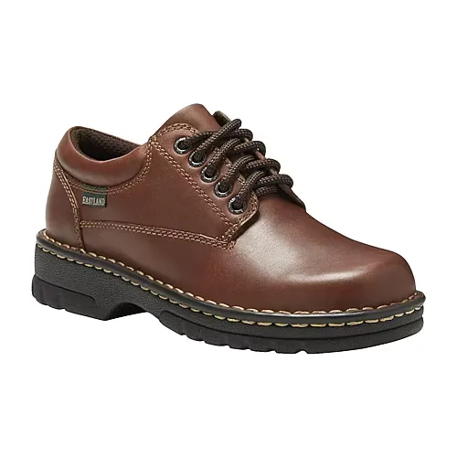 Eastland Plainview Womens Round Closed Toe Oxford Shoes, 10 Medium, Brown
