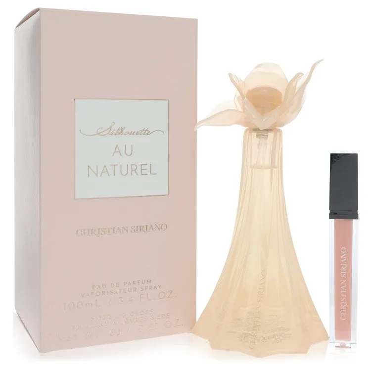 Christian Siriano Au Naturel Perfume 3.4 oz EDP Spray + 0.21 oz Nude Lip Gloss for Women