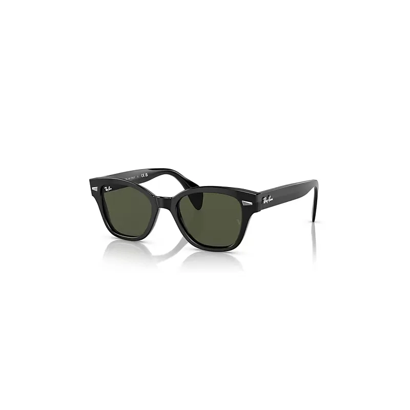 Ray-Ban Rb0880s Sunglasses Black Frame Green Lenses 53-19