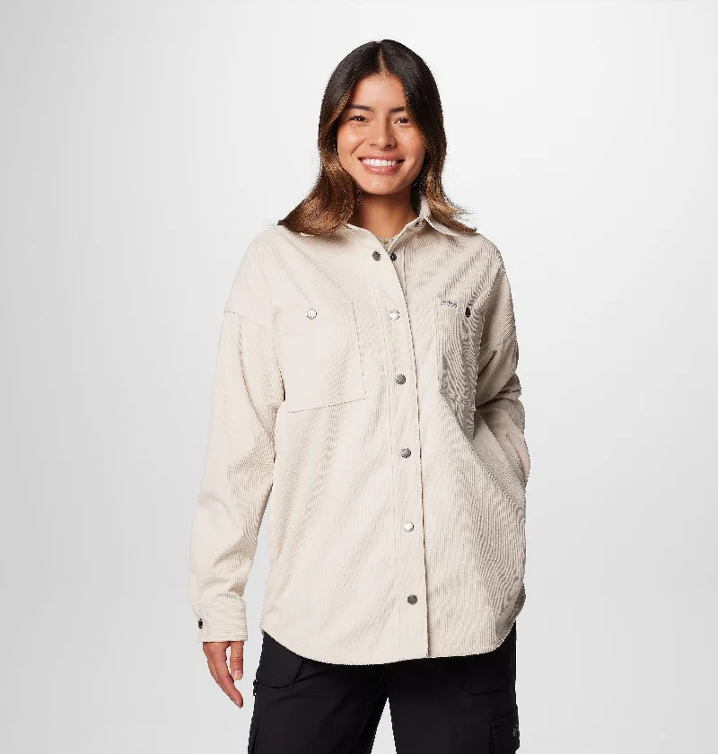 Columbia Women's Blue Point Creek Corduroy Shirt Jacket-