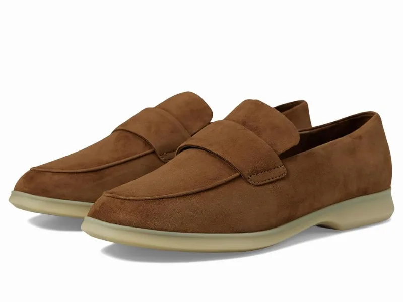 Vince Big Sur Slip-ons (Elm Wood Brown Suede) Women's Flat Shoes