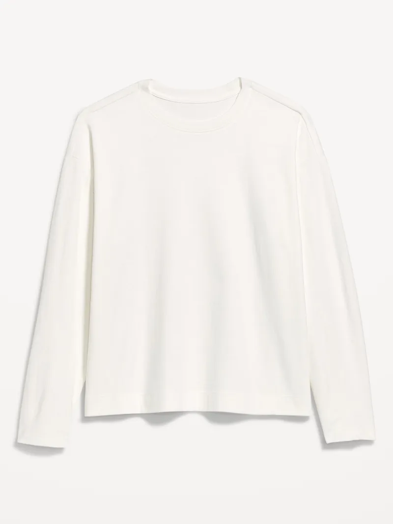 Vintage Long-Sleeve Crew-Neck T-Shirt