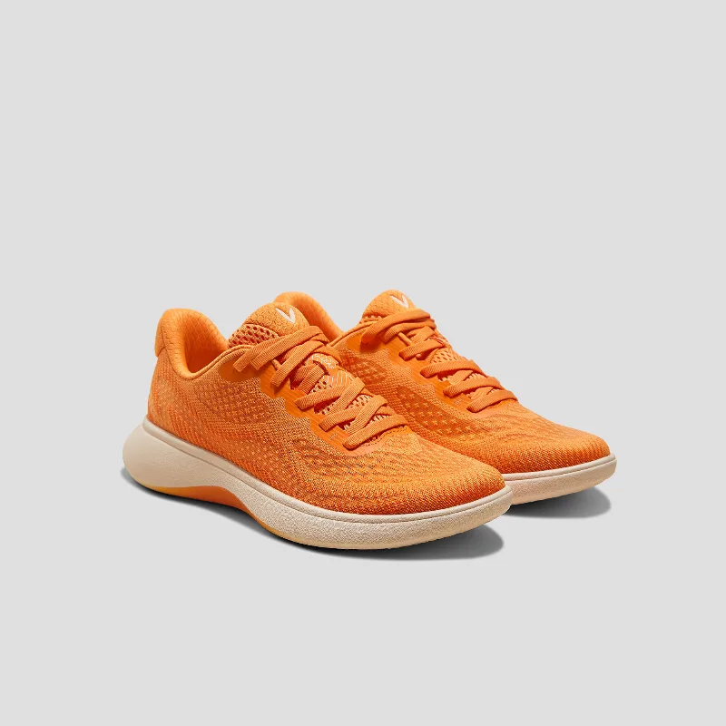 VIVAIA Unisex Sneaker Sliders (U-Leaf) - Mesh|ORANGE PEEL|EU 45