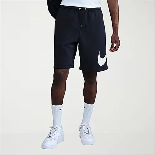 Nike Sweatshort Club Fleece Mens Mid Rise 11" Basketball Short, Medium, Blue