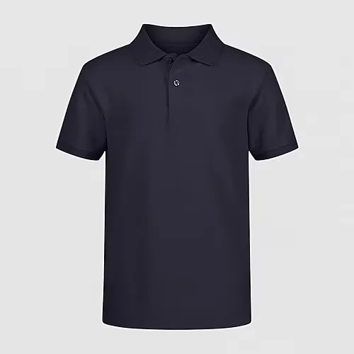 IZOD Pique Little & Big Boys Short Sleeve Stretch Polo Shirt, Large, Blue