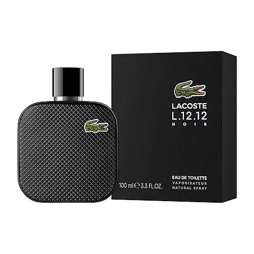 Lacoste L.12.12 Noir Eau De Toilette Cologne, One Size, 3 4 Oz