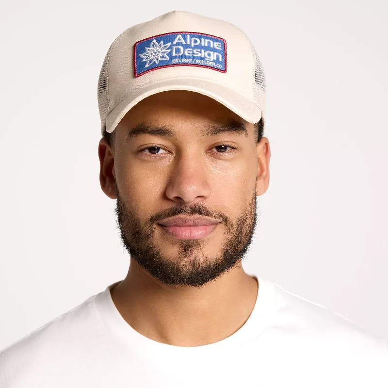 Alpine Design Mesh Back Trucker Hat, Men's, Natural Khaki