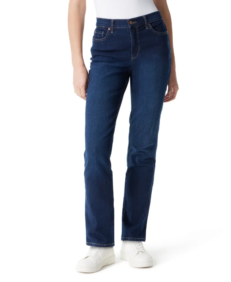 Gloria Vanderbilt Women's Amanda Classic Straight Jeans, in Regular, Short & Long - Madison Wash