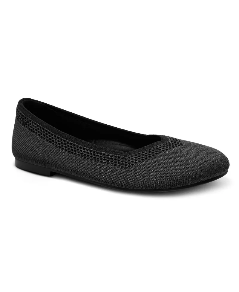 Vivaia Women's Tila Wide Toe Box Flats - Black