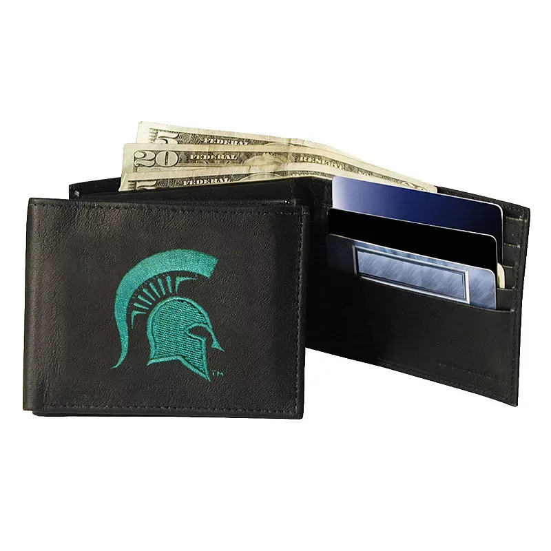 Kohl's Michigan State University Spartans Bifold Wallet, Green