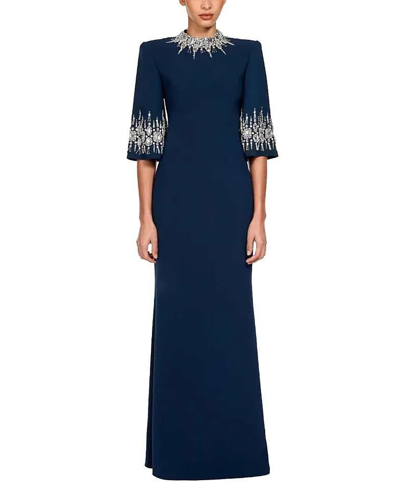 Jenny Packham Ilana Embellished Maxi Dress