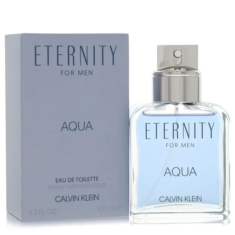 Eternity Aqua Cologne by Calvin Klein 3.4 oz EDT Spray for Men