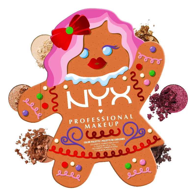 NYX Professional Makeup Gingerbaddie Holiday Shadow Palette | Nyx Cosmetics