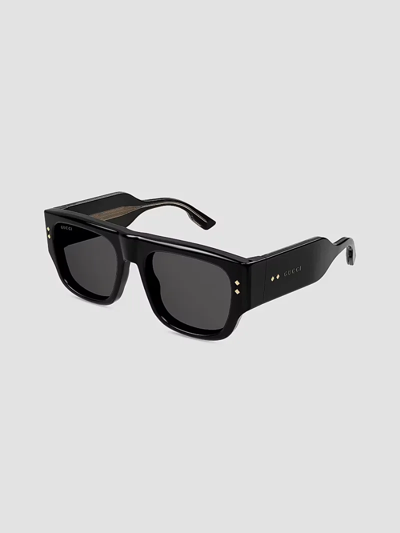 Gucci Men's Nouvelle Vague 54MM Square Acetate Sunglasses - Black