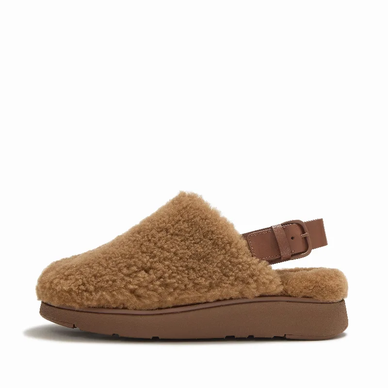 GEN-FF Shearling Back-Strap Mules