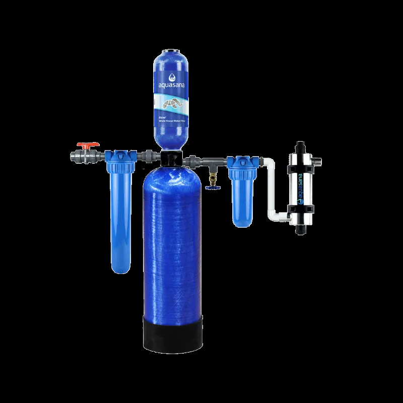 Rhino® Chloramines Whole House Water UV Filter System Tackle Chloramines And Chlorine Home Water Filtration Removes 99% of Bacteria & Viruses Aquasana