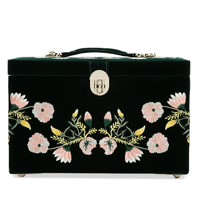 Wolf Zoe Large Jewelry Box