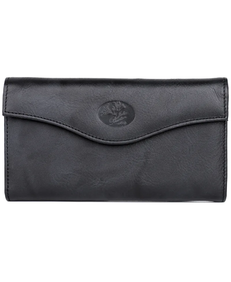Julia Buxton Women's Mini Heiress Organizer Clutch - Black