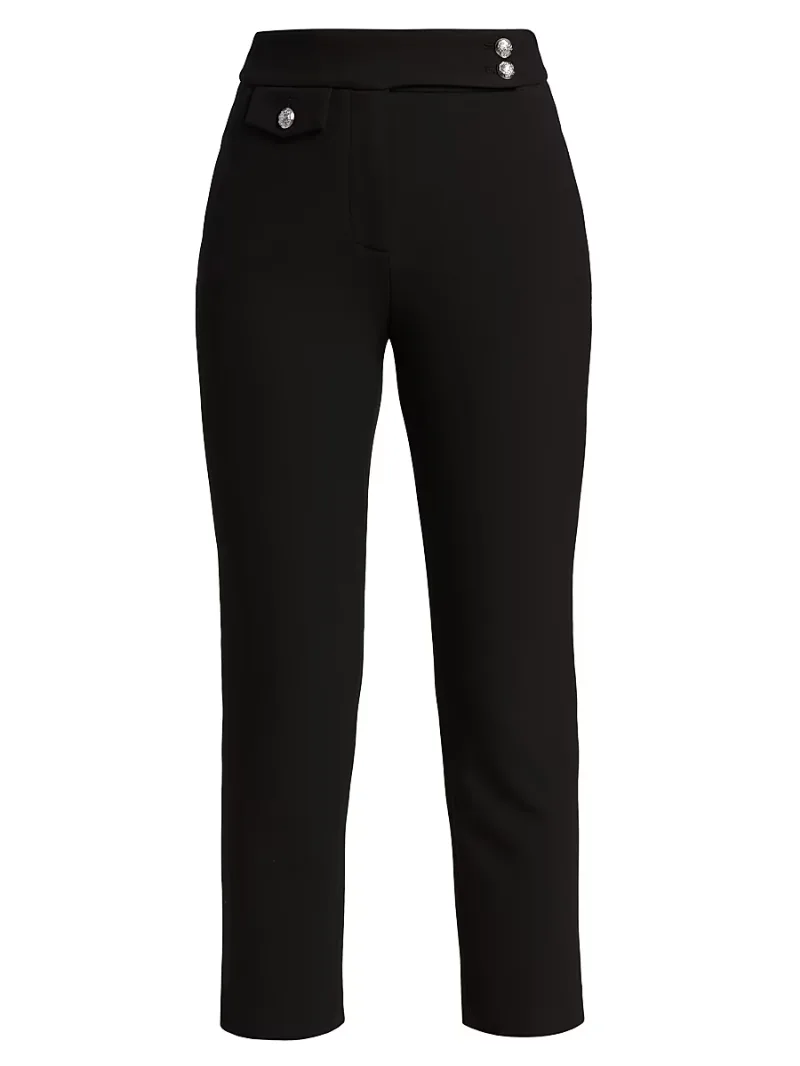 Women's Renzo Ankle Crop Pants - Black - Size 16