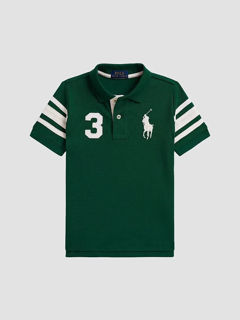 Polo Ralph Lauren Boy's Little Boy's & Boy's Big Pony Cotton Polo Shirt - Hunter Green - Size 5