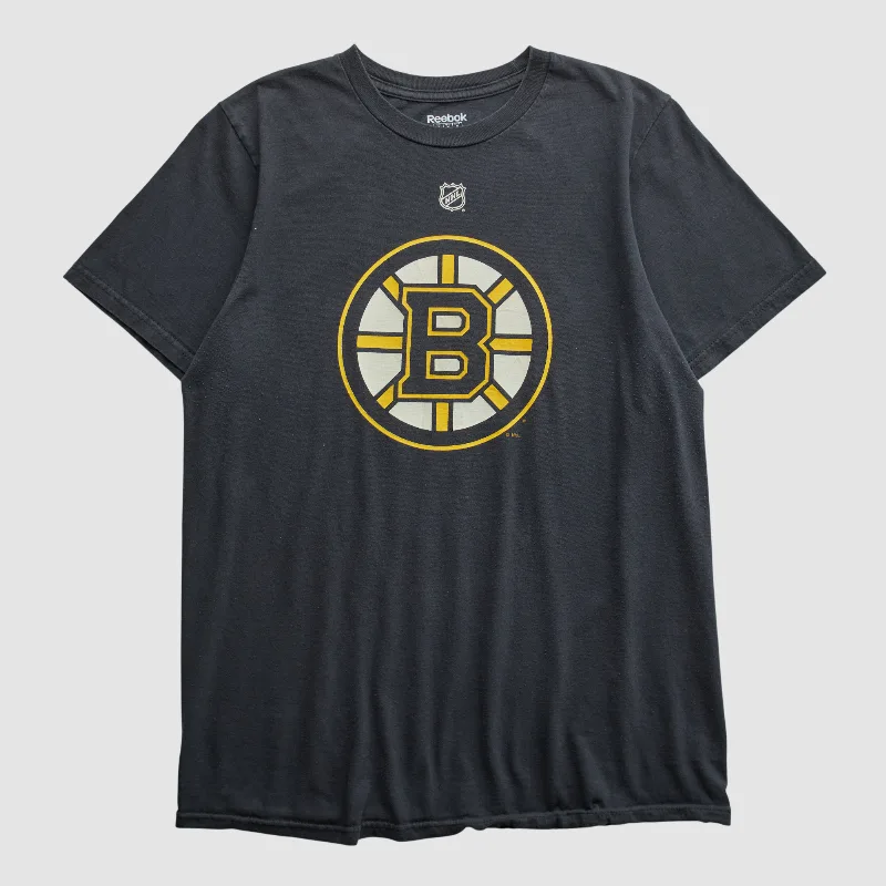 Boston Bruins Reebok 2010s T-shirt - Black - S by Fanatics Real Vintage