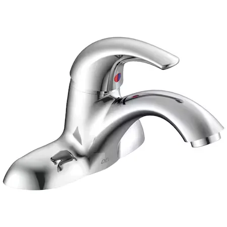 Commercial 22C Single Handle Centerset Bathroom Faucet - Less Pop-Up In Chrome