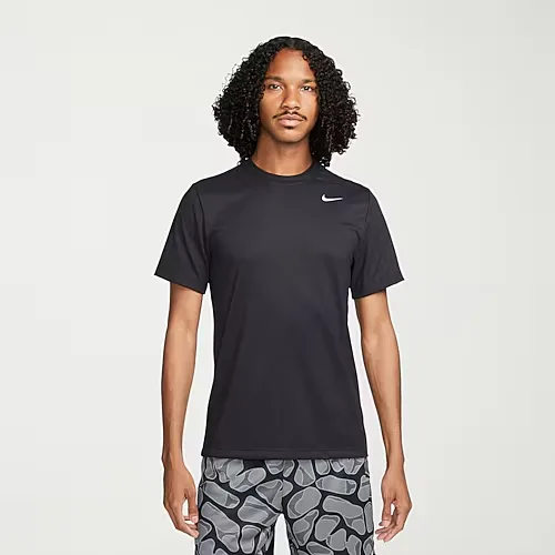 Nike Mens Crew Neck Short Sleeve Quick Dry Active T-Shirt, X-large, Black