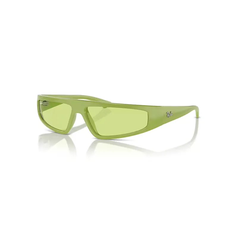 Ray-Ban Izaz Bio-based Sunglasses Apple Green Frame Green Lenses 59-13