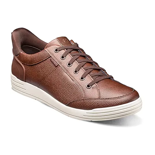 Nunn Bush Kore City Walk EZ Mens Moc Oxford Shoes, 9 Wide, Brown