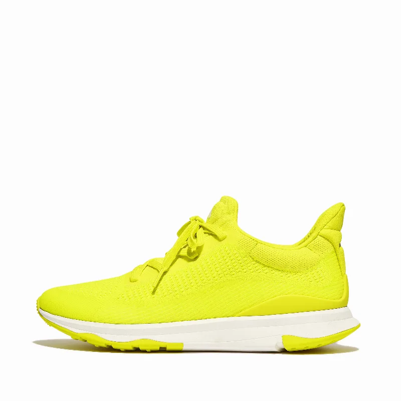 VITAMIN FFX Mens Glow-In-The-Dark Knit Sports Sneakers