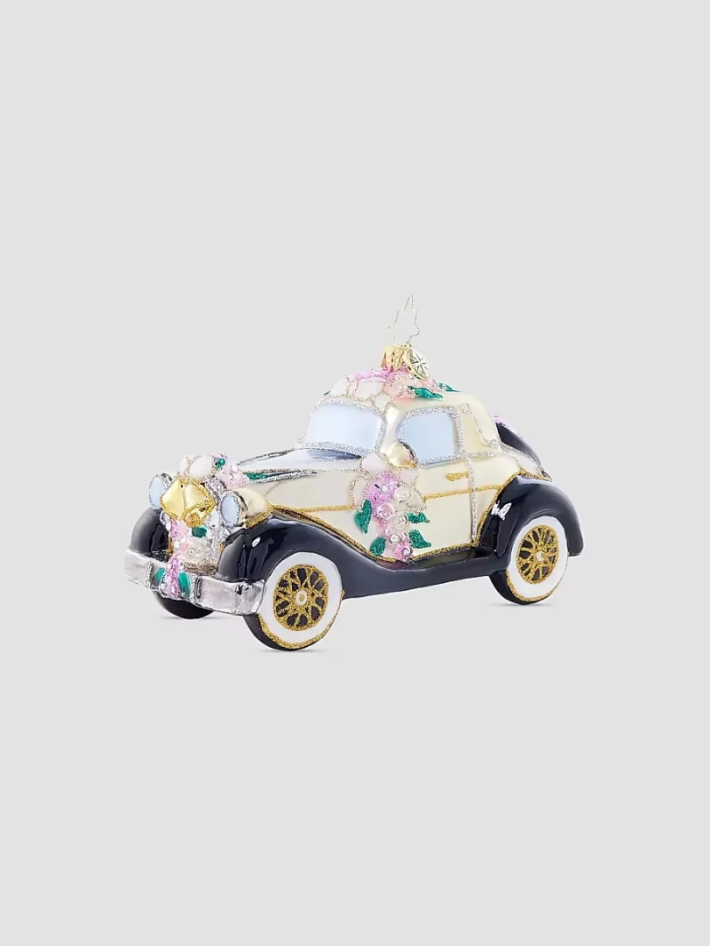 Christopher Radko Wedding Day Wheels Ornament