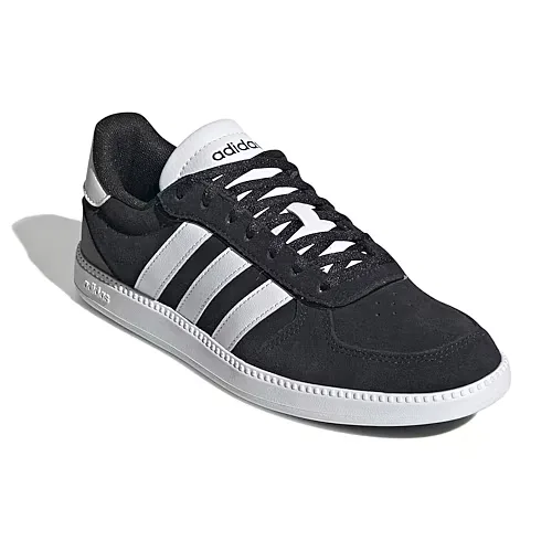 adidas Breaknet Sleek Suede Womens Sneakers, 8 1/2 Medium, Black