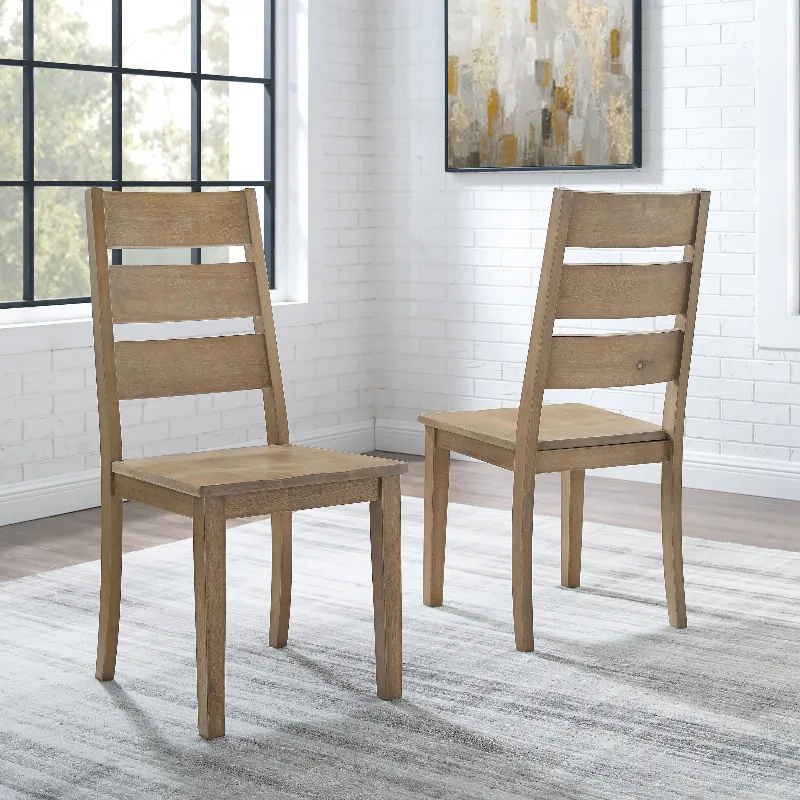 Ashley Joanna Chairs (Set of 2), Rustic Brown