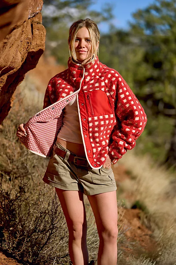 Midnight Lunch Teton Jacket in Signature Red, Women's at Urban Outfitters