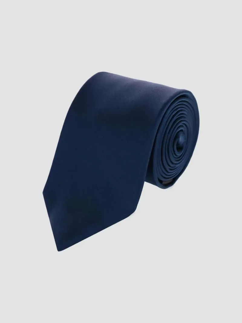Men Silk Neck Tie - Navy