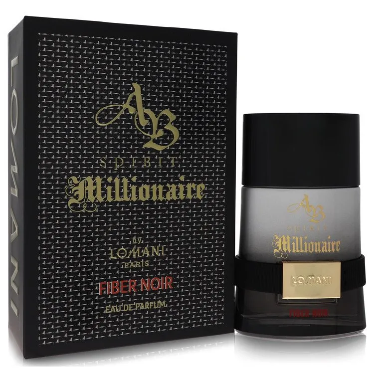 Ab Spirit Millionaire Fiber Noir Cologne 3.3 oz EDP Spray for Men