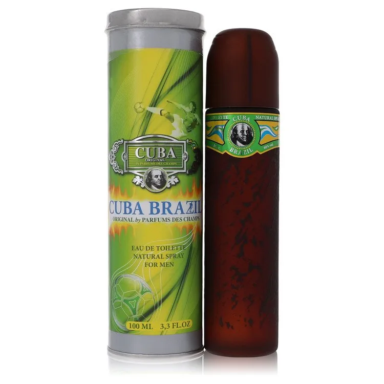 Cuba Brazil Cologne by Fragluxe 3.4 oz EDT Spray for Men