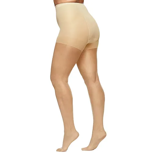 Berkshire Hosiery Shimmers Pantyhose Plus, 3x-4x, Beige