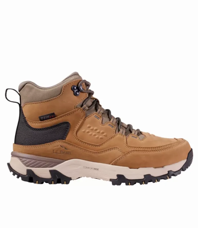L.L.Bean Men's Trail Model X Waterproof Hiking Boots, Leather Barley 8(D), Leather/Rubber L. L.Bean