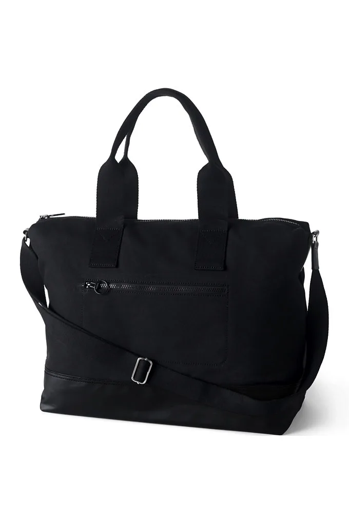 Canvas Weekender Bag - Lands' End - Black