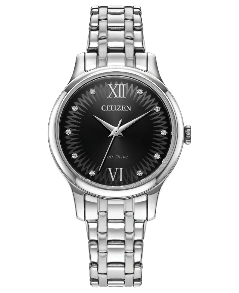 Citizen Eco-Drive Women's Classic Stainless Steel Bracelet Watch 31mm - Silver-tone