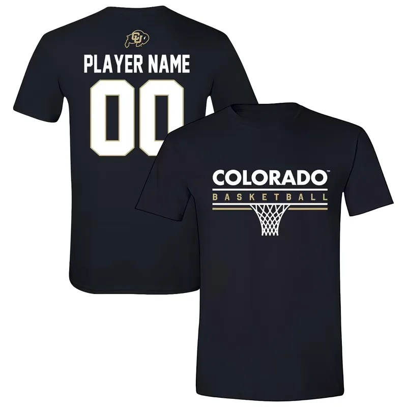 Athlete's Thread Unisex Black Colorado Buffaloes Collegiate Women's Basketball NIL Pick-A-Player T-Shirt