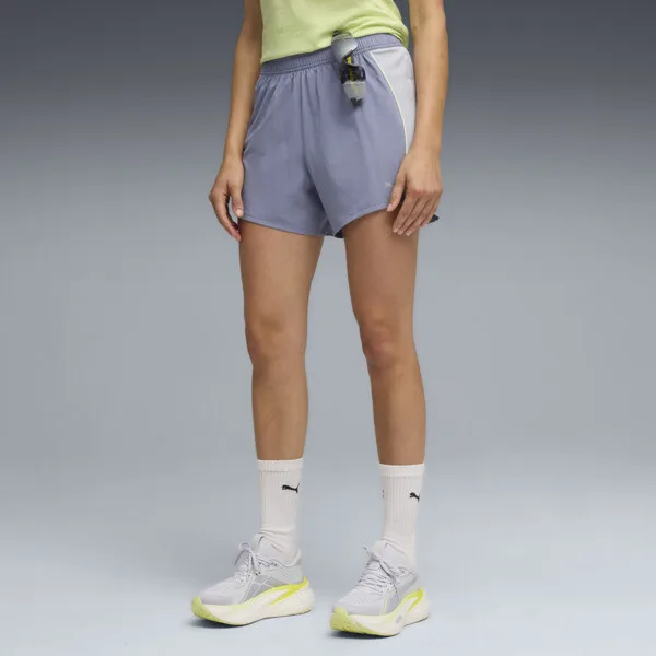 Shorts de Running PUMA para Mujer Run Fav Velocity en Talle XL Gris Sky