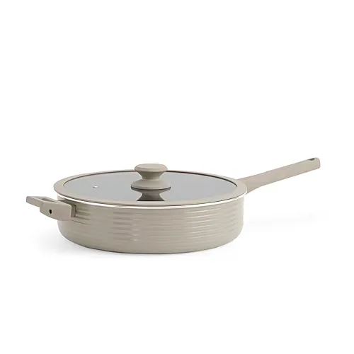 Cooks Wave Ceramic 5.5-qt. Non-Stick Saute Pan, One Size, Beige