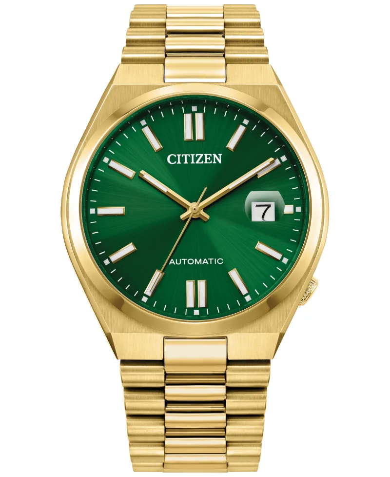 Citizen Men's Automatic Tsuyosa Gold-Tone Stainless Steel Bracelet Watch 40mm - Gold-tone