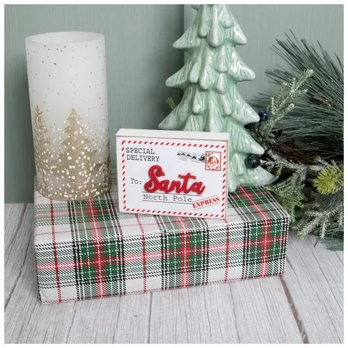 Special Delivery Postcard Wood Decor